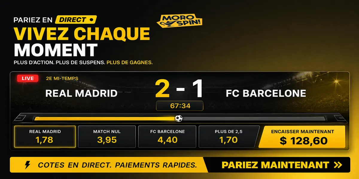 Paris en direct sur Morospin Casino