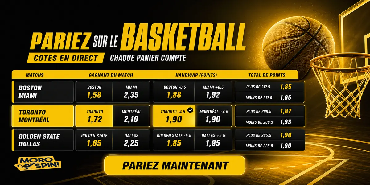 Paris sur le basketball sur Morospin Casino