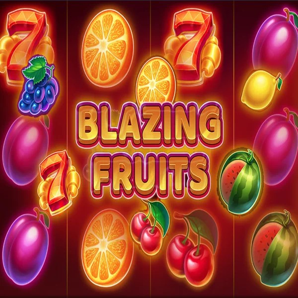 Blazing Fruits logo by Inbet Games Morospin Casino