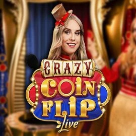 Crazy Coin Flip game by Evolution – logo hosted on Morospin Casino