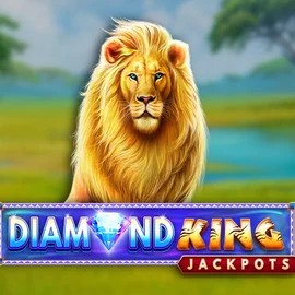 Enjoy Diamond King Jackpots by SpinPlay Games – logo hosted on morospinscasino.ca