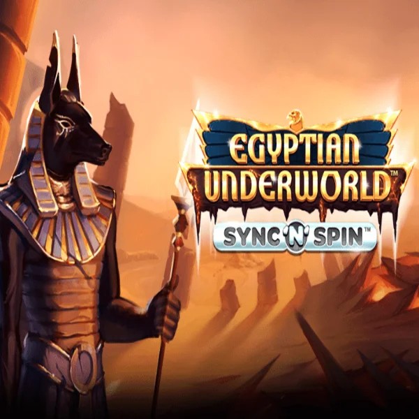 Egyptian Underworld slot logo by Greentube at Morospin Casino