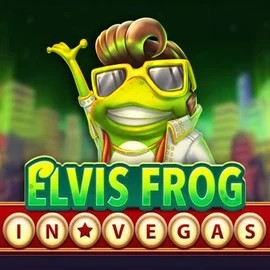 Elvis Frog In Vegas slot visual from BGAMING available on morospinscasino.ca