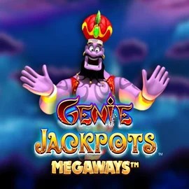 Genie Jackpots Megaways by Blueprint Gaming, showcased at morospinscasino.ca – game logo