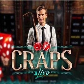 Live Craps logo by Evolution at Morospin Casino