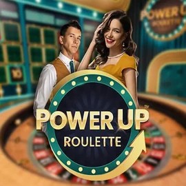 PowerUP Roulette logo by Pragmatic Play at Morospin Casino