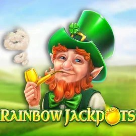 Rainbow Jackpots logo by Red Tiger Gaming at Morospin Casino