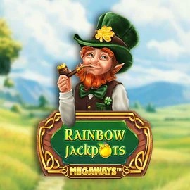 Rainbow Jackpots Megaways online game logo by Red Tiger Gaming on morospinscasino.ca
