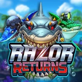 Razor Returns logo by Push Gaming at Morospin Casino