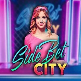 Side Bet City slot logo by Evolution at Morospin Casino