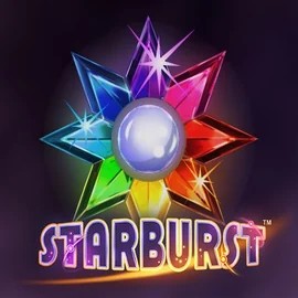 Starburst slot icon by NetEnt, available at Morospin Casino