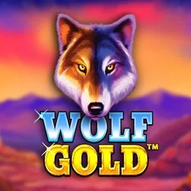 Wolf Gold online game logo by Pragmatic Play on morospinscasino.ca